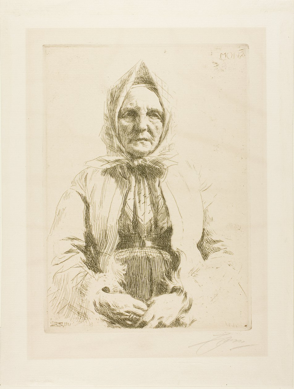 Mona af Anders Leonard Zorn