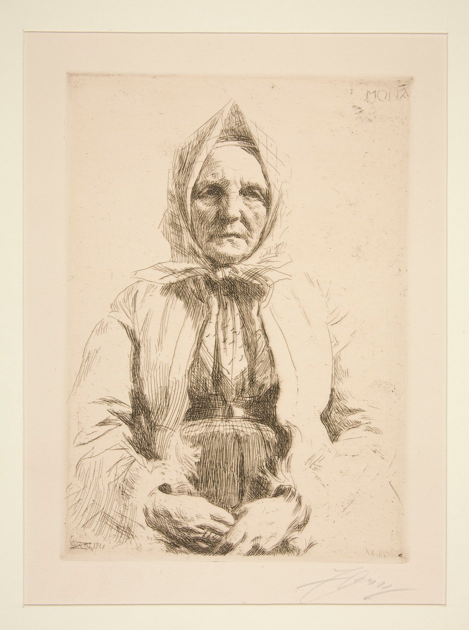 Mona af Anders Leonard Zorn