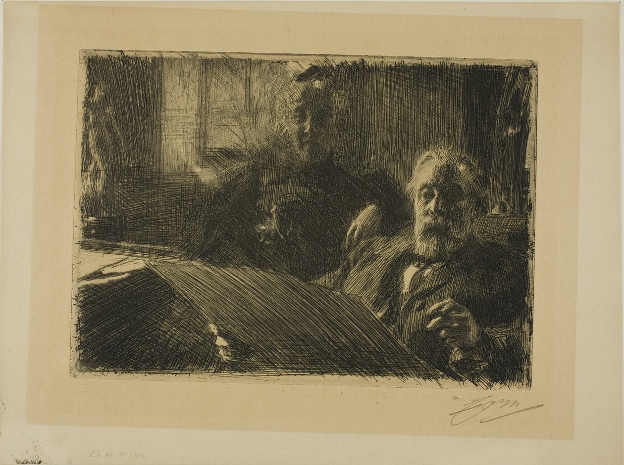 hr. og fru Fürstenberg af Anders Leonard Zorn