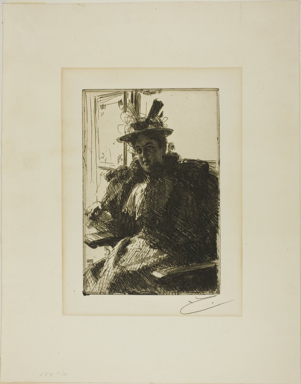 Fru Armor af Anders Leonard Zorn