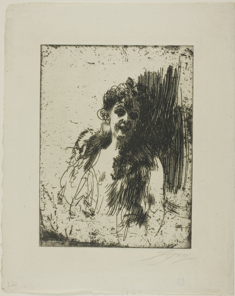 Fru Cotton II af Anders Leonard Zorn