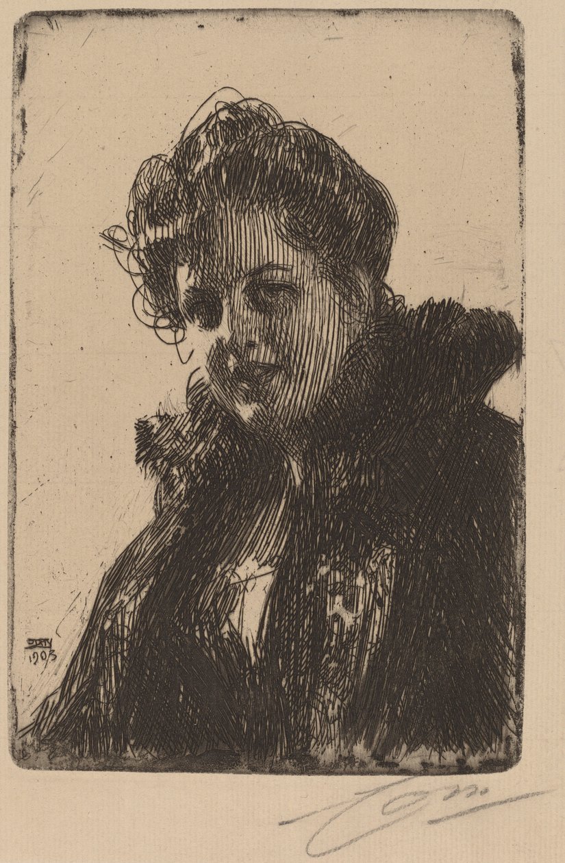 Fru. Granberg af Anders Leonard Zorn
