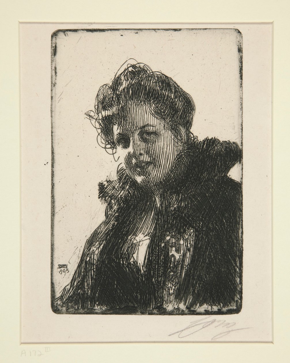 Fru. Granberg af Anders Leonard Zorn