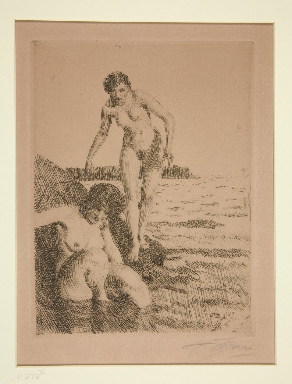 På Hemso Island af Anders Leonard Zorn