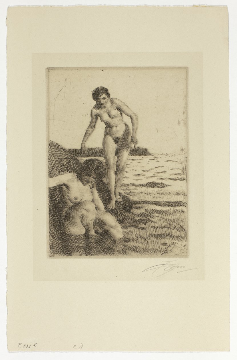 På øen Hemsö af Anders Leonard Zorn