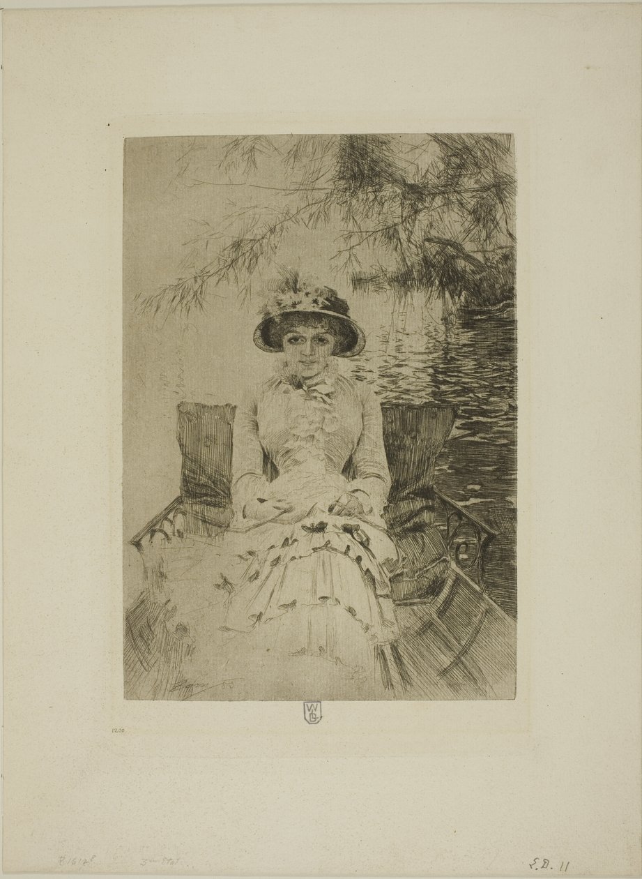 På Themsen af Anders Leonard Zorn