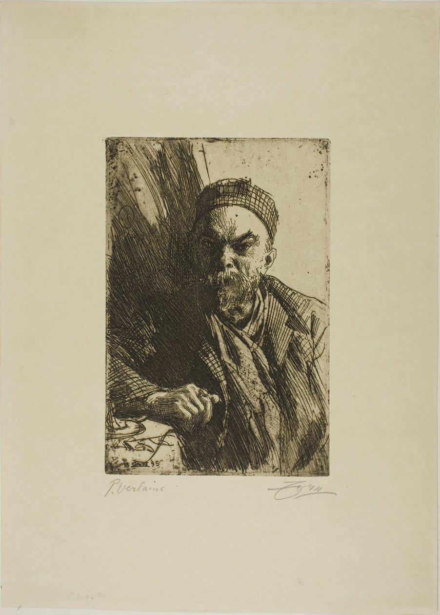 Paul Verlaine II af Anders Leonard Zorn