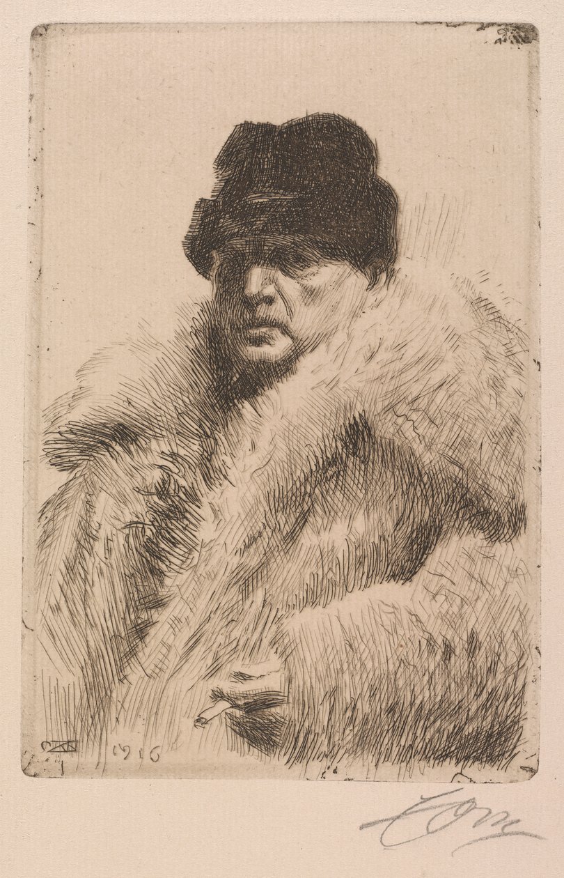 Selvportræt af Anders Leonard Zorn