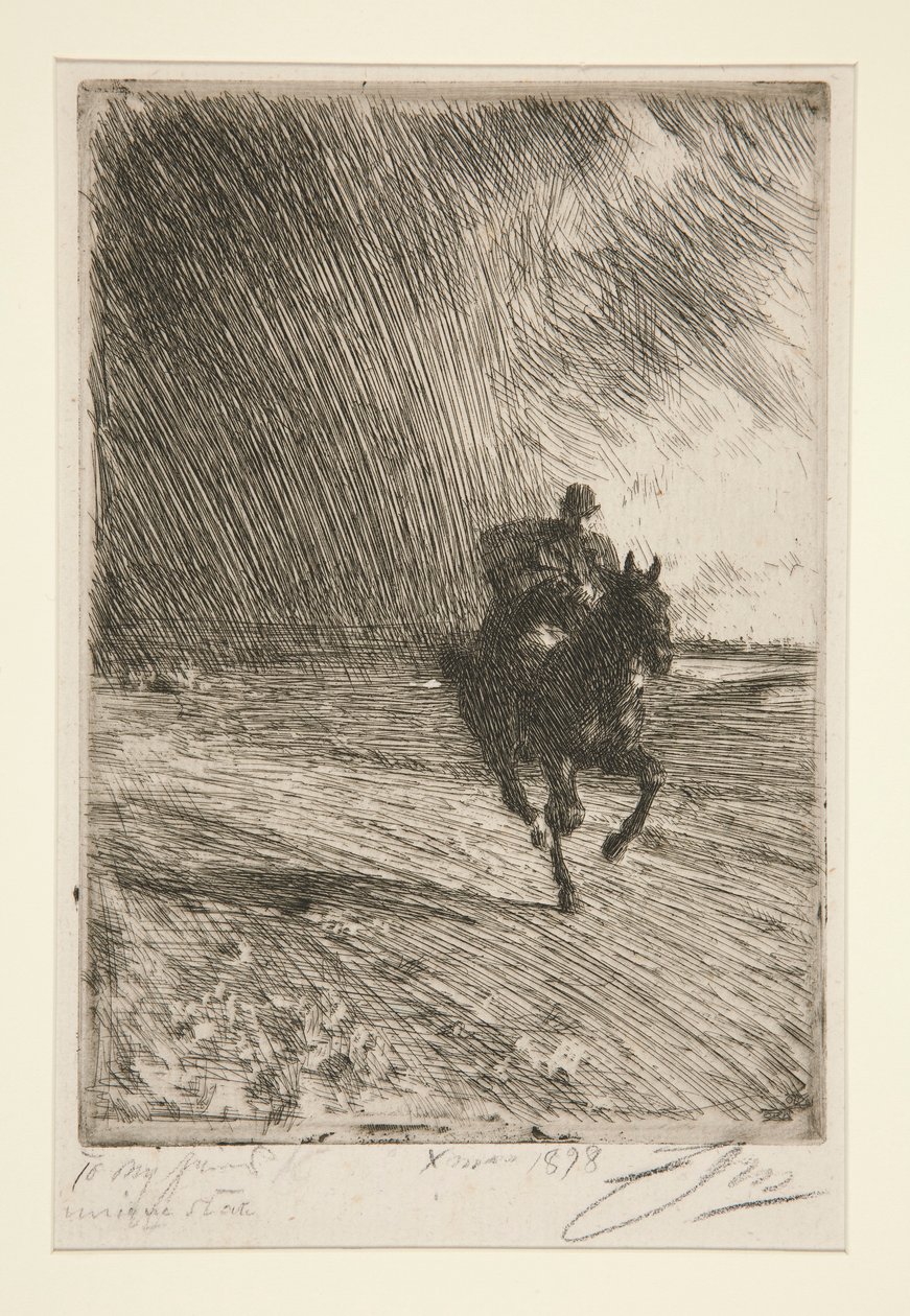 Storm af Anders Leonard Zorn