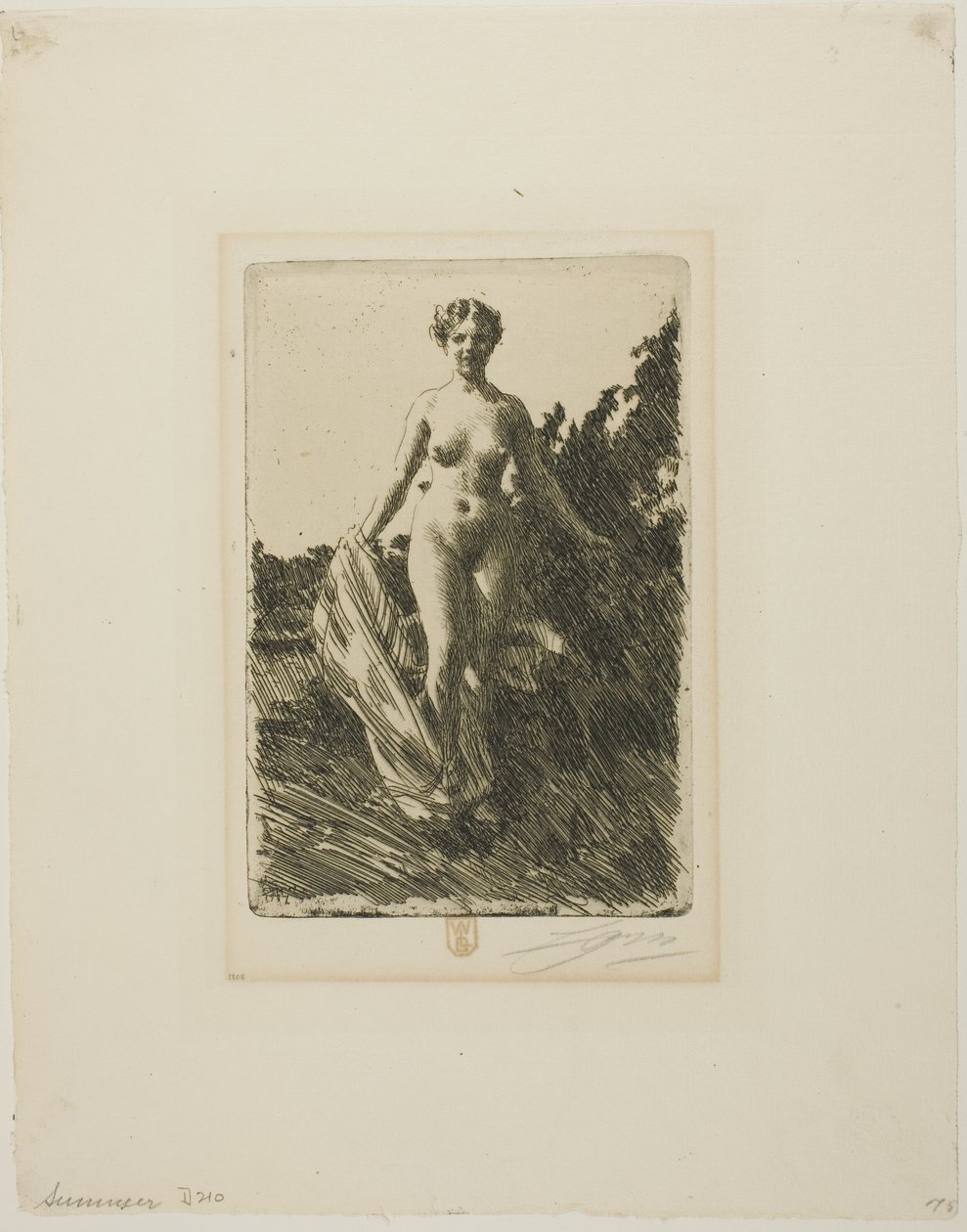 Sommer af Anders Leonard Zorn