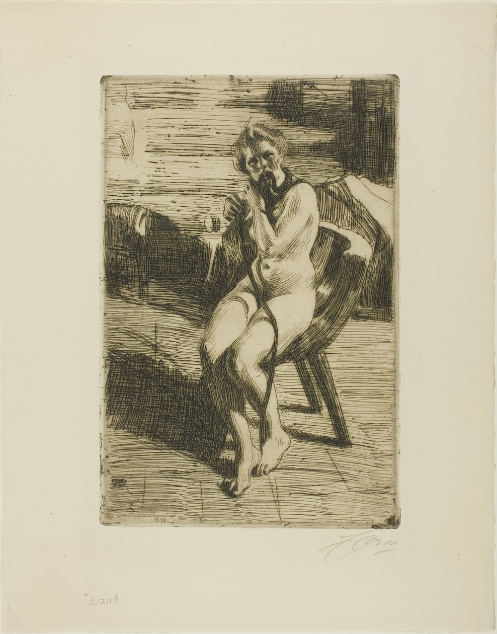 Hårbåndet af Anders Leonard Zorn