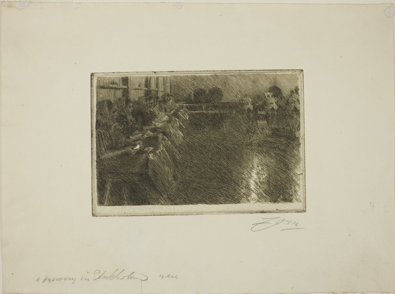 Det Store Bryggeri af Anders Leonard Zorn