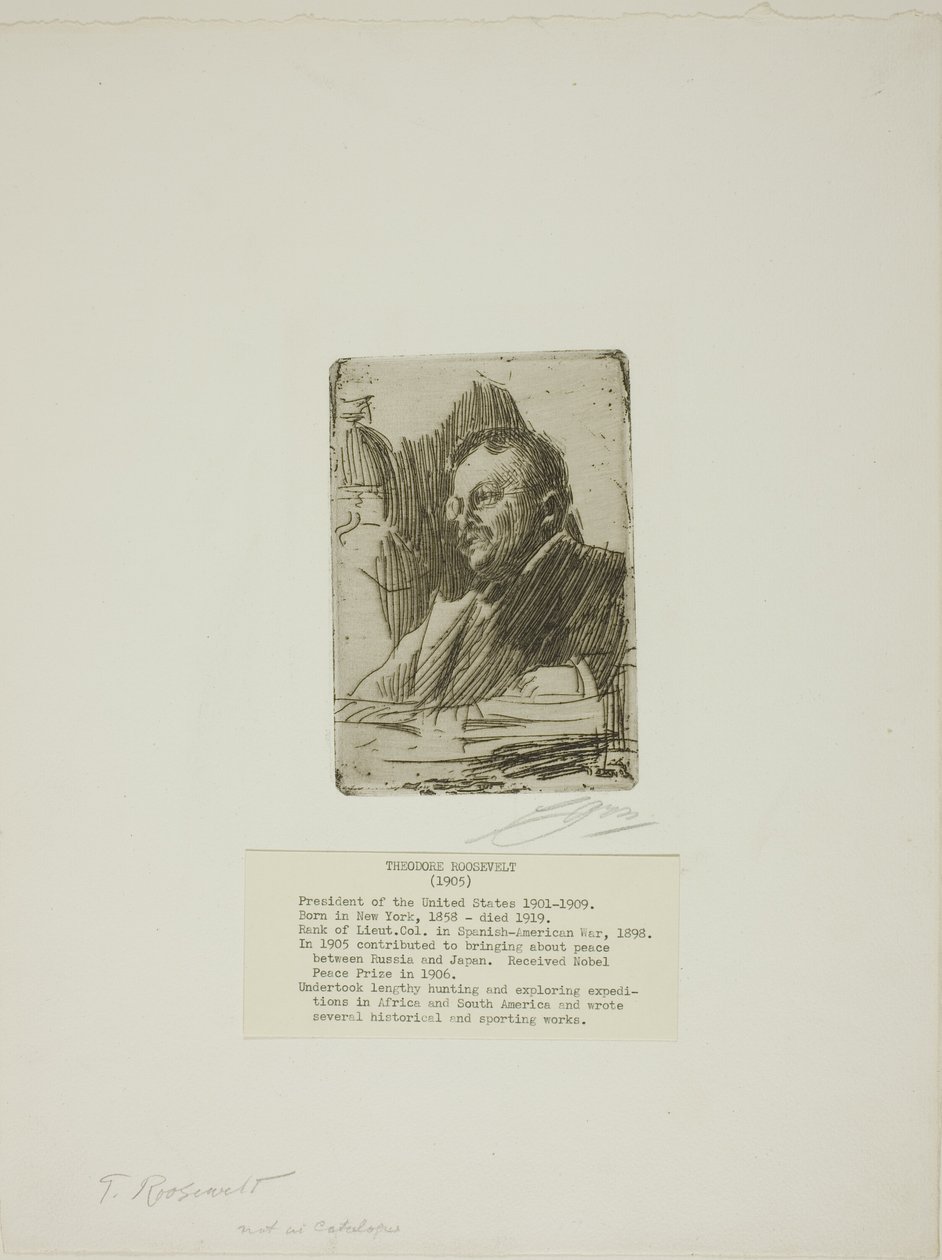 Theodore Roosevelt af Anders Leonard Zorn