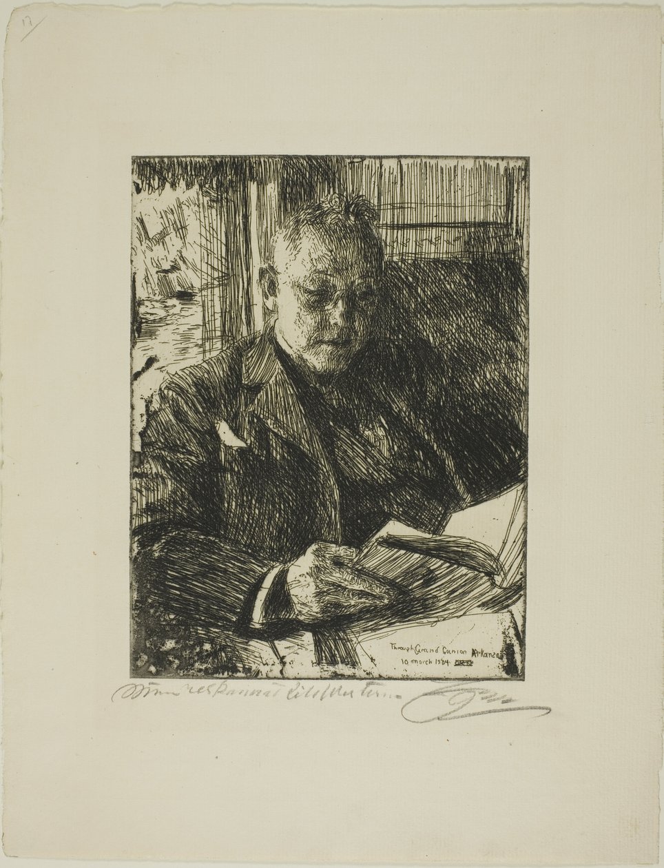 Rejsekammerat (Mr. Ch. Deering) af Anders Leonard Zorn