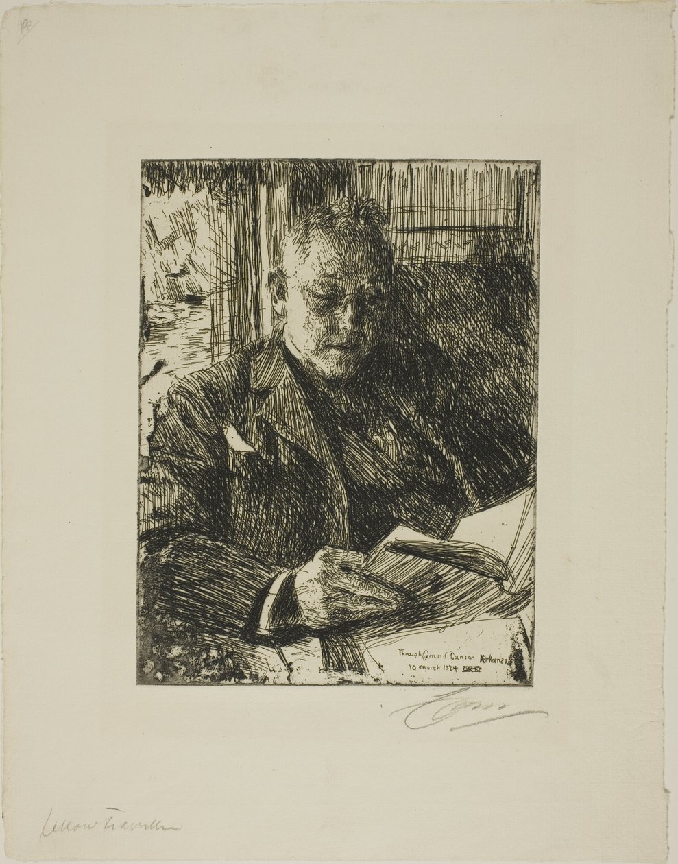 Rejsekammerat (Mr. Ch. Deering) af Anders Leonard Zorn