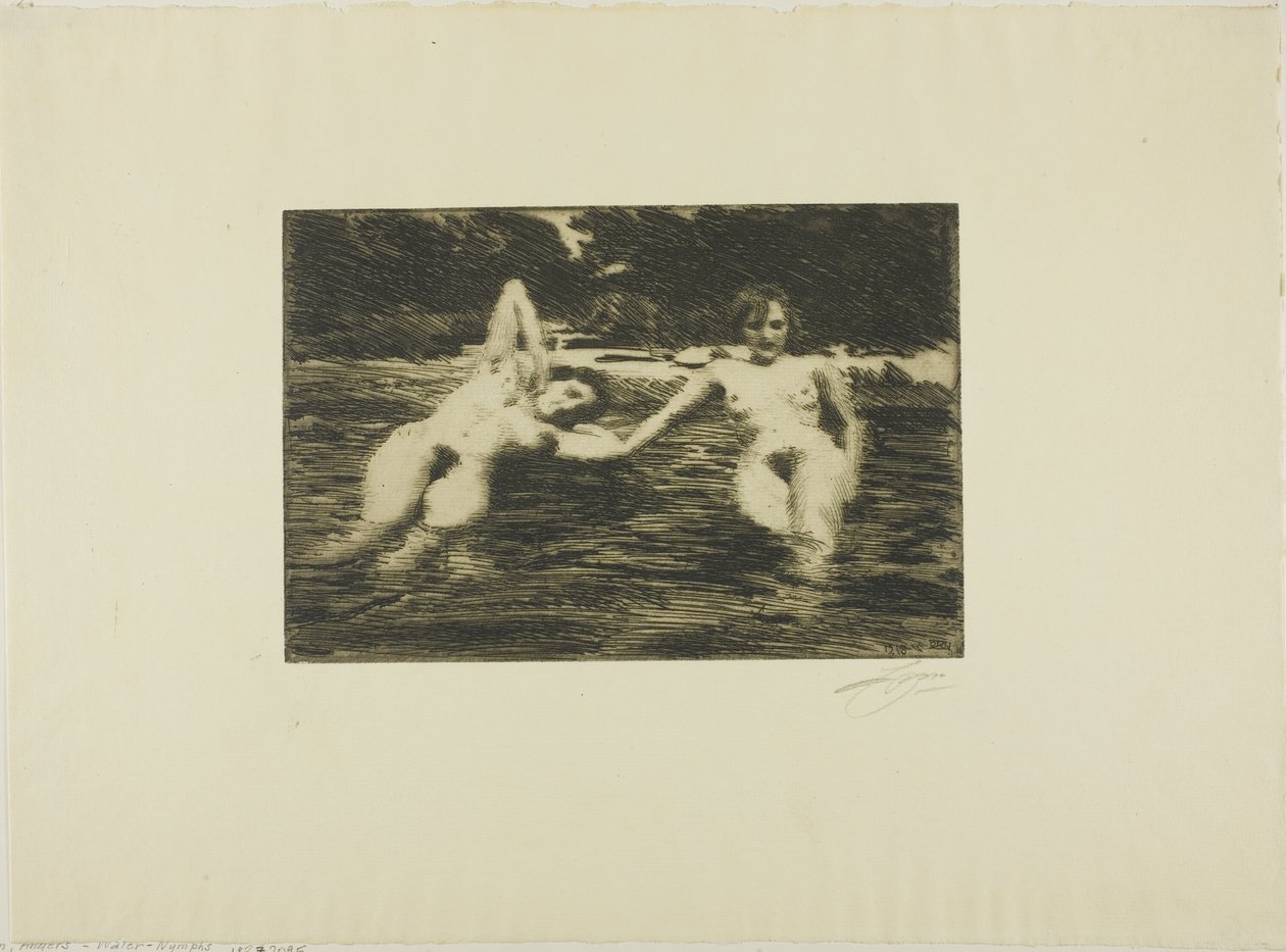 Vand-Nymfer af Anders Leonard Zorn