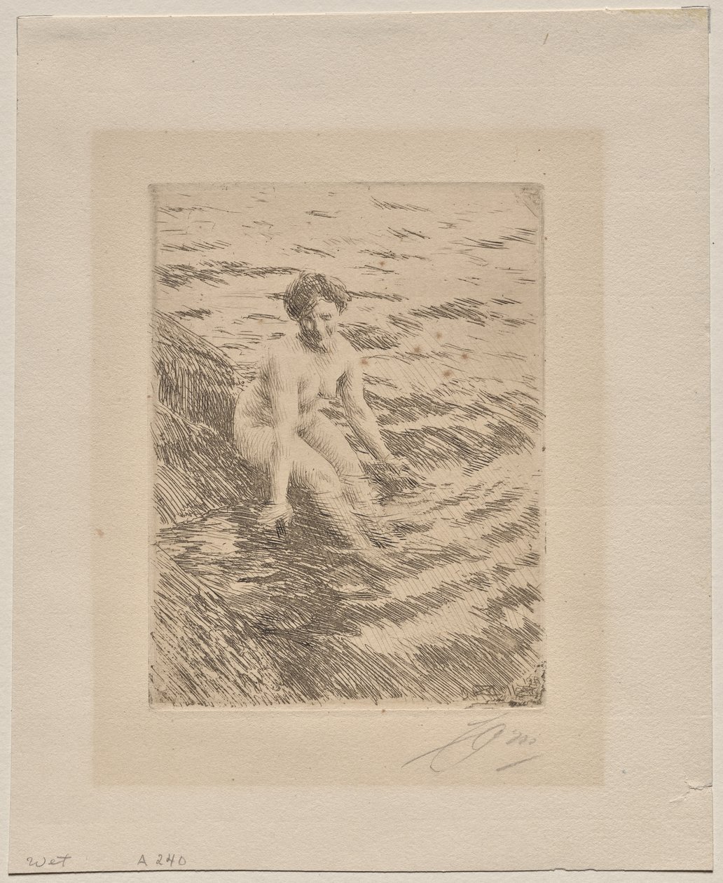 Våd af Anders Leonard Zorn