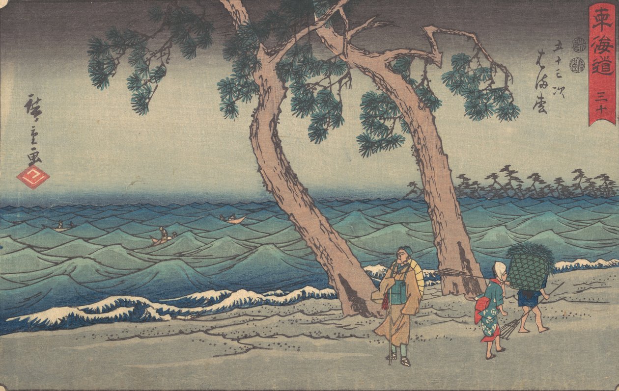 Hamamatsu, 1800-tallet. af Ando Hiroshige