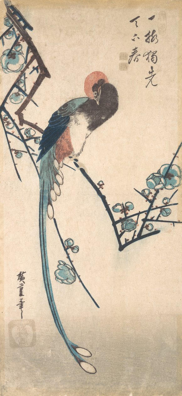 Langhalet fugl. af Ando Hiroshige