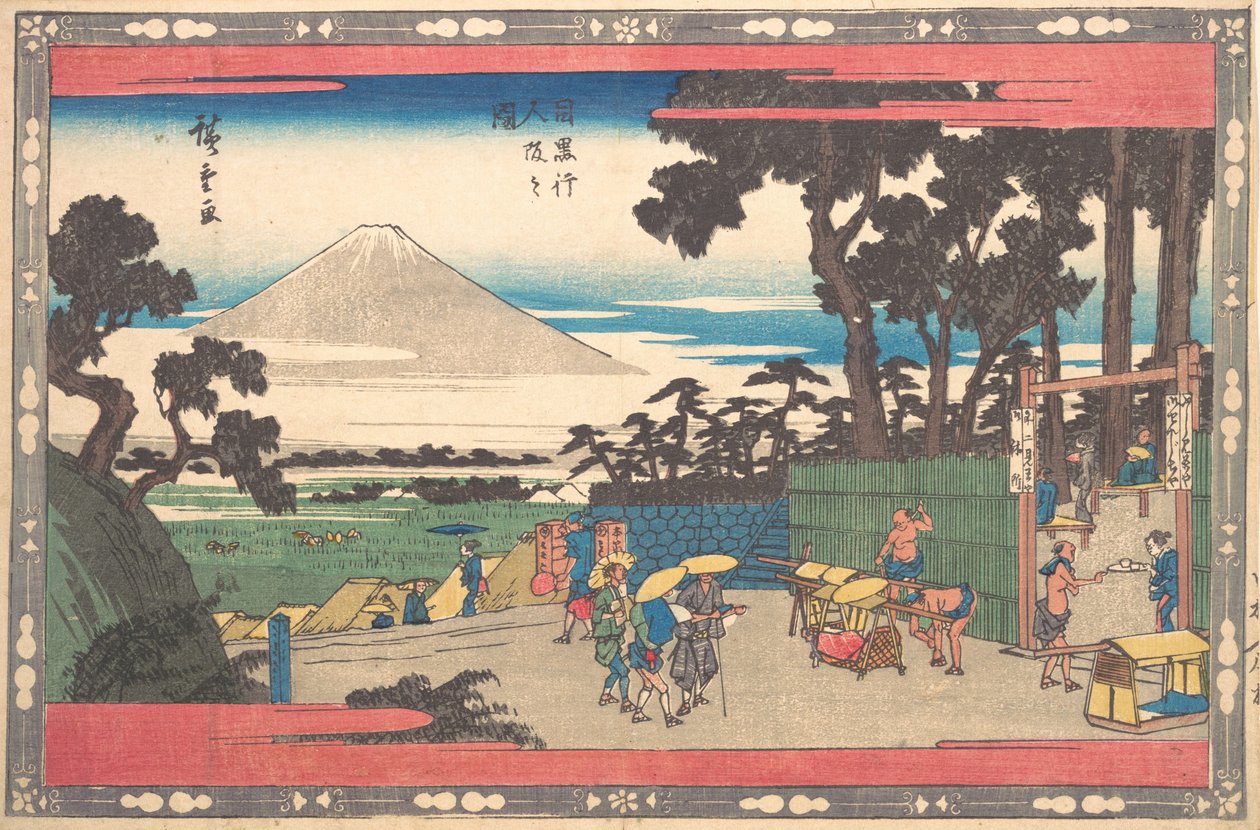 Meguro teknik person hældning. af Ando Hiroshige