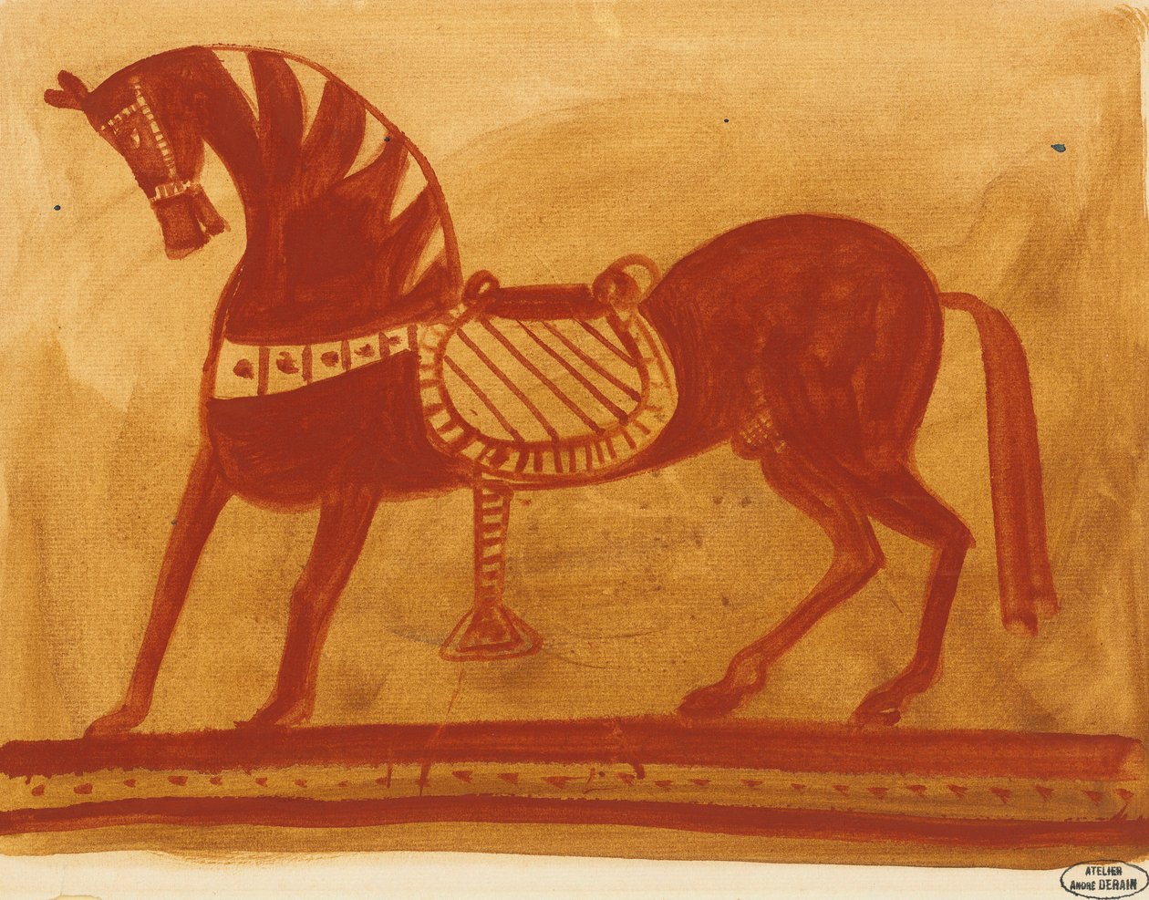 Etruskisk hest af Andre Derain