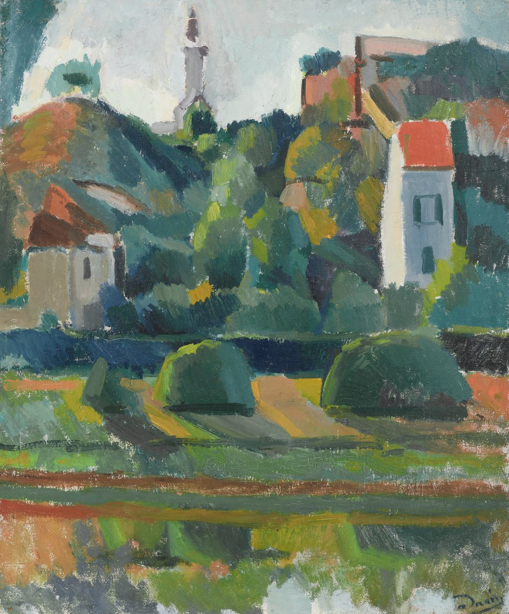 Floden ved Montreuil-sur-Mer af Andre Derain