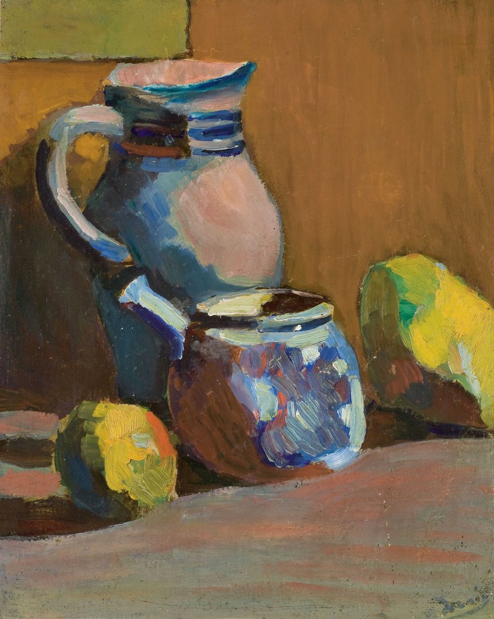 Stilleben med blå krukke af Andre Derain