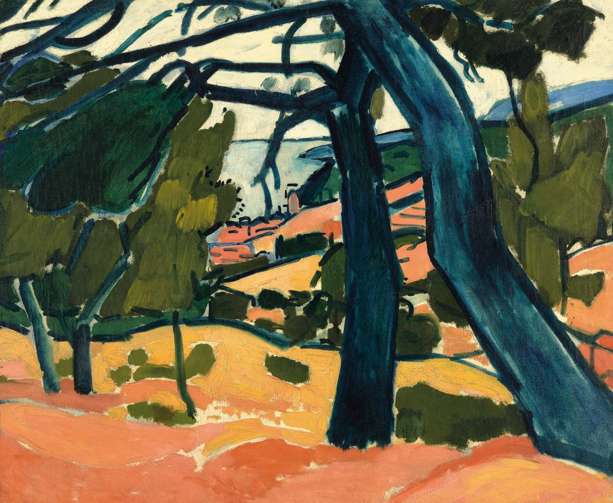 Landskab i Cassis af Andre Derain