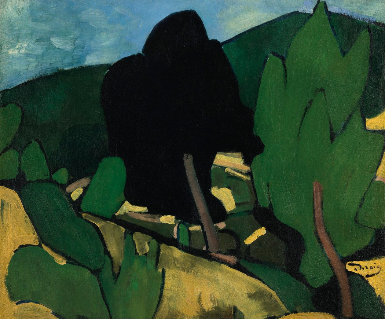 Landskab i Cassis af Andre Derain