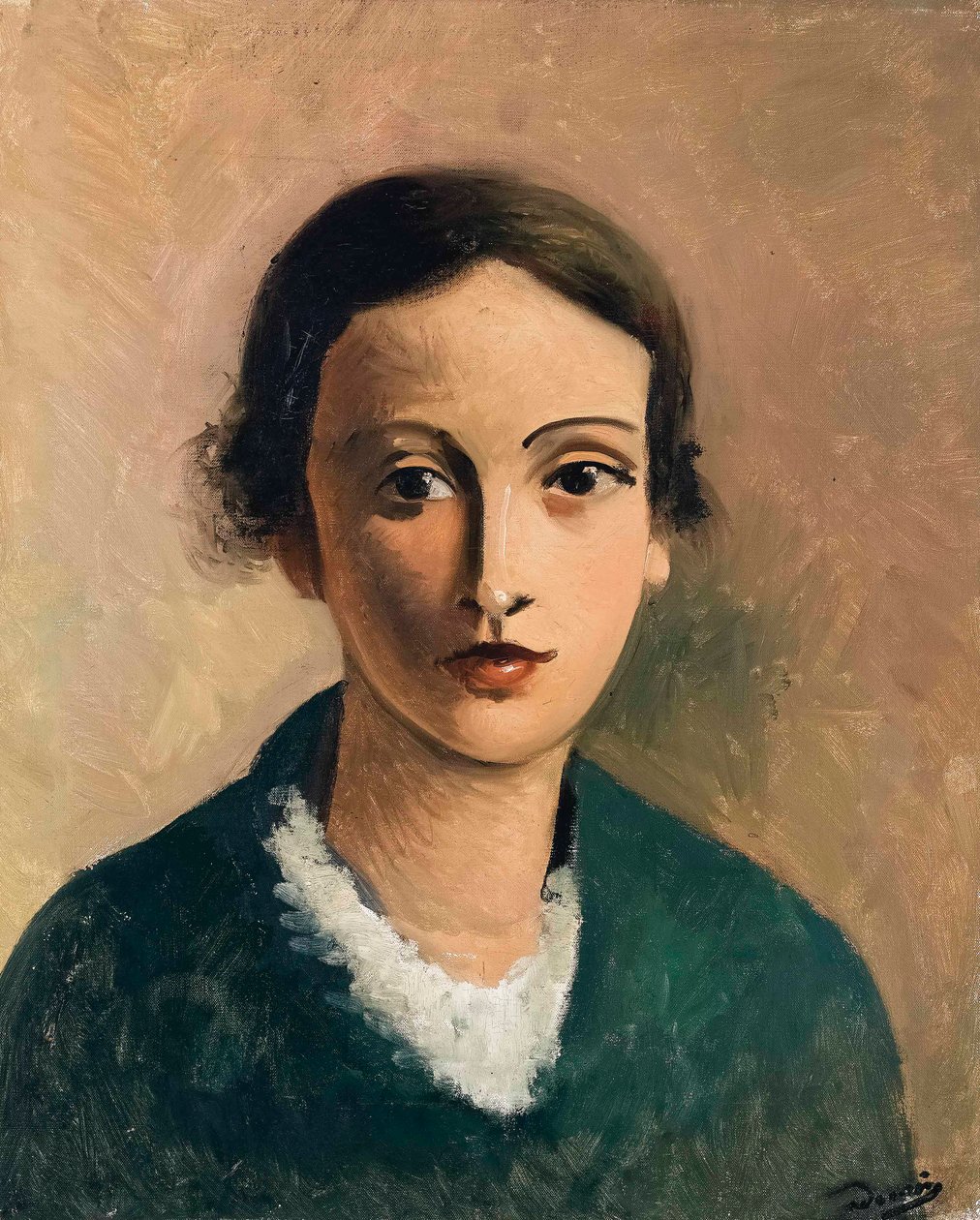 Ung piges hoved af Andre Derain