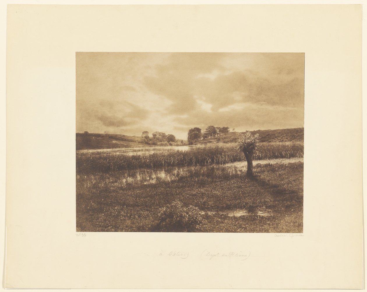 [Dammene ved Optevoz, Rhône]. af André Giroux
