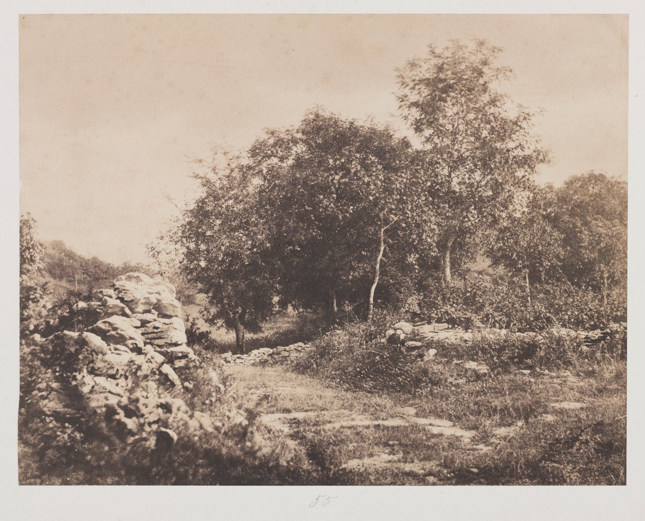 Uden titel (Scene af Fontainebleau) af André Giroux