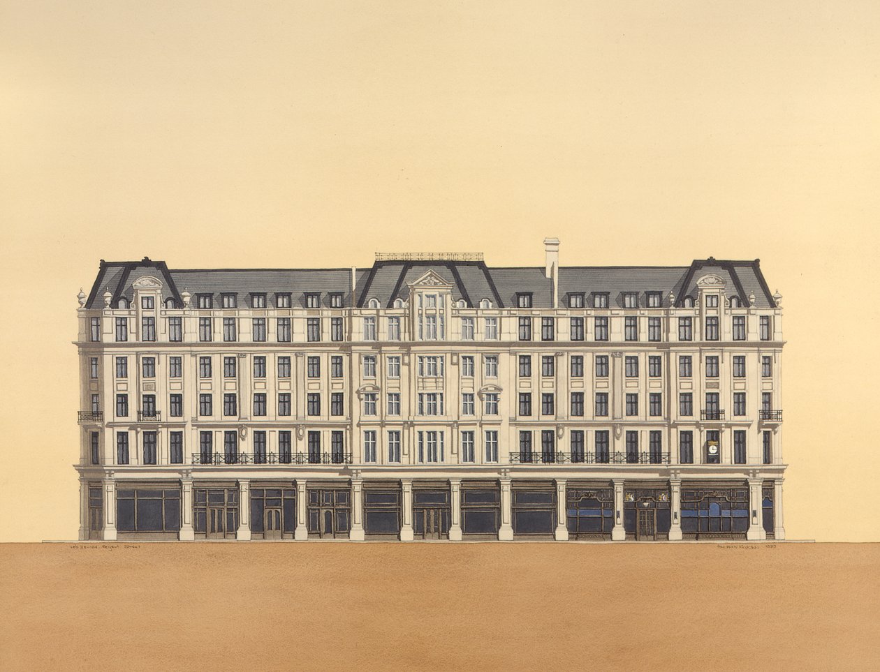 118-124 Regent Street, London af Andras Kaldor