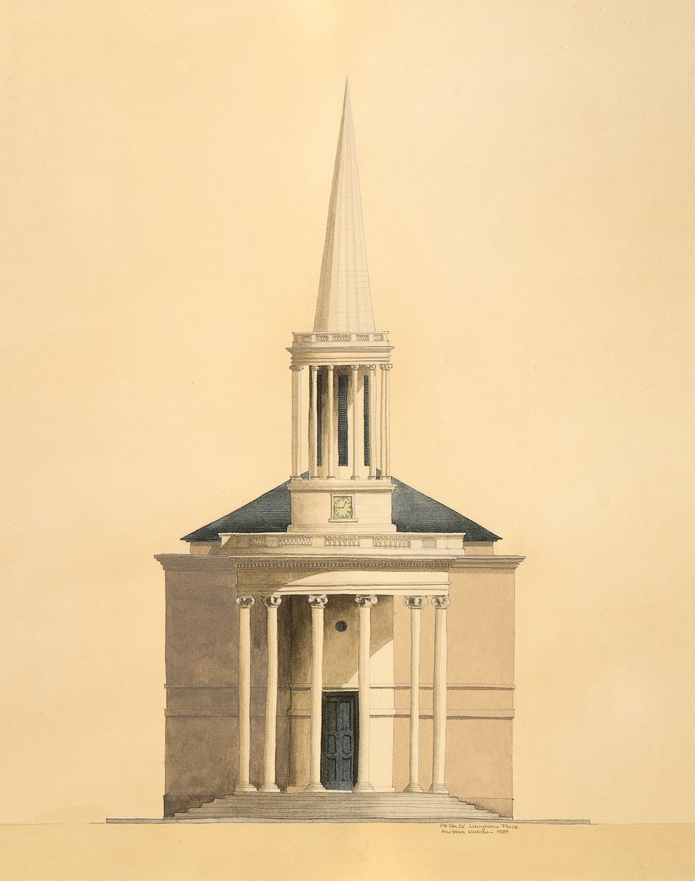 All Souls, Langham Place, London af Andras Kaldor