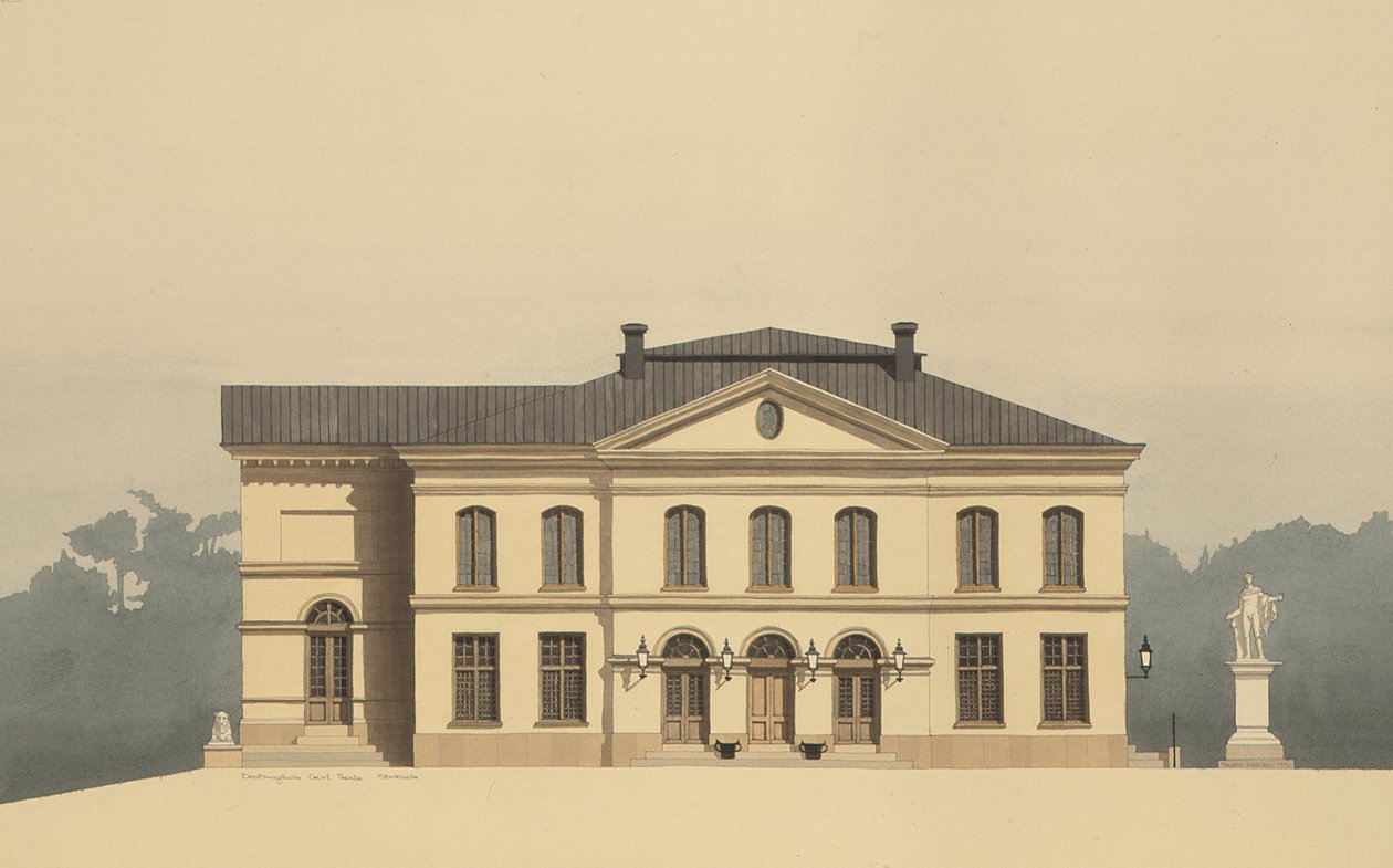 Hofteatret, Drottningholm, Stockholm, Sverige af Andras Kaldor