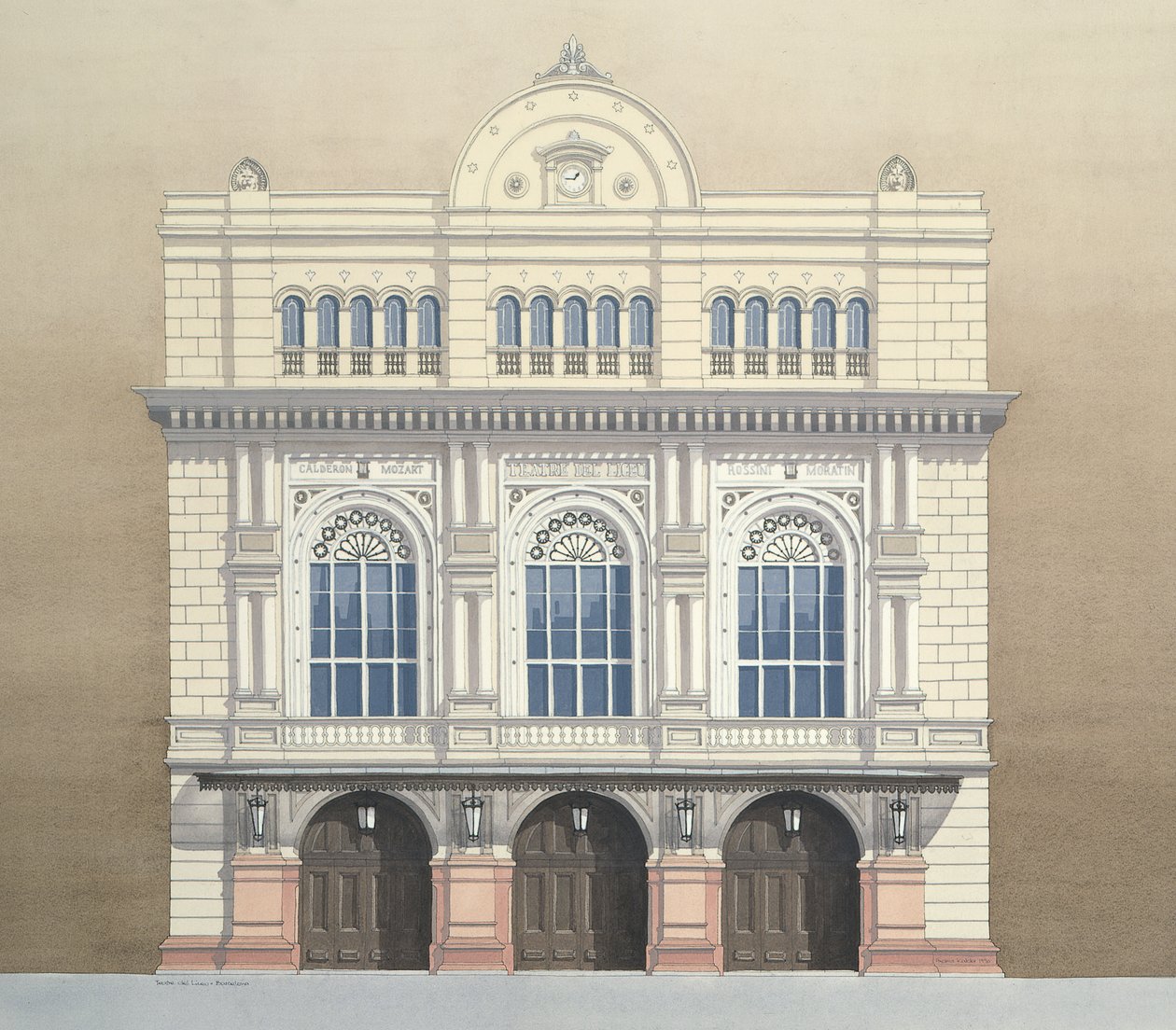 Gran Teatre del Liceu, Barcelona af Andras Kaldor