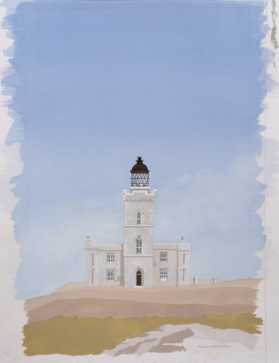Isle of May fyrtårn, Fife, Skotland af Andras Kaldor