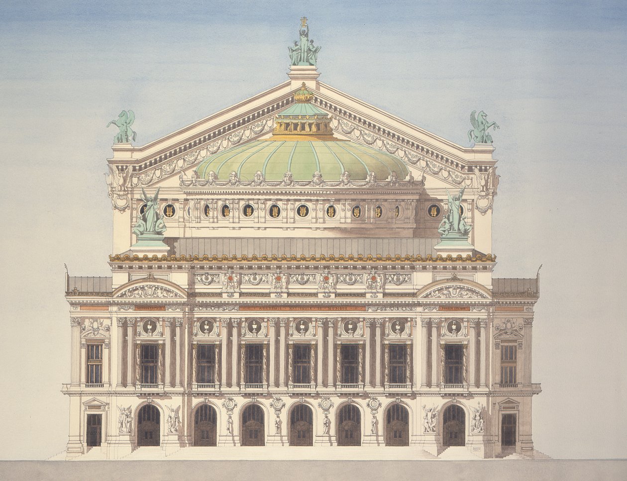 Opera Garnier af Andras Kaldor