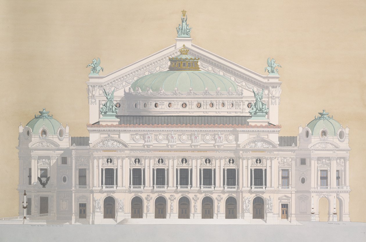 Opera Garnier, Paris, Frankrig af Andras Kaldor