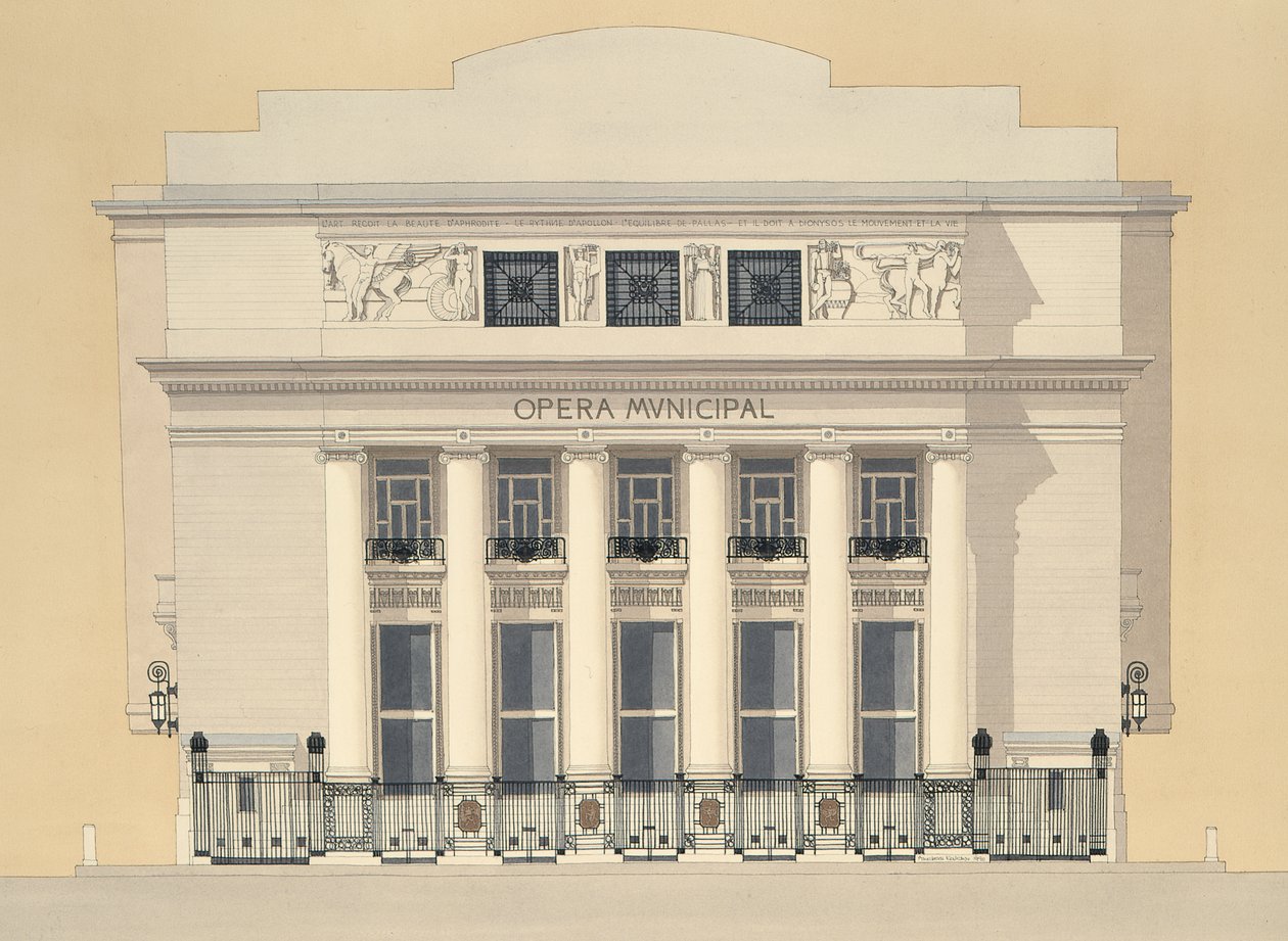 Opera Municipal, Marseilles, Frankrig af Andras Kaldor