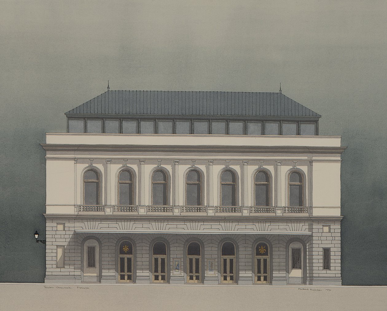 Teatro Comunale, Firenze, Italien af Andras Kaldor