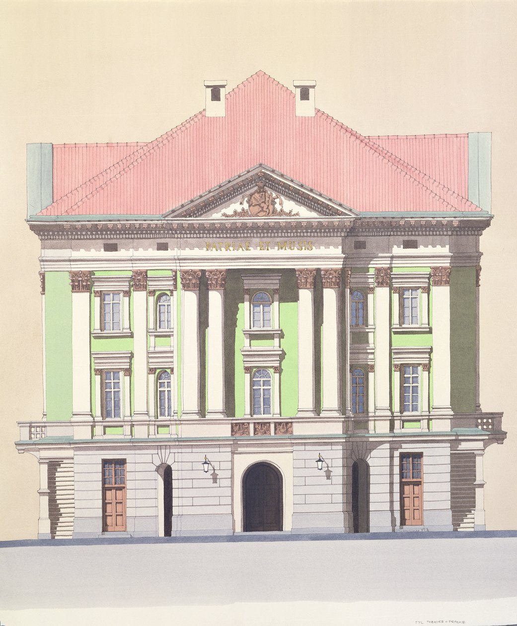 Tyl-teatret, Prag, Tjekkiet af Andras Kaldor