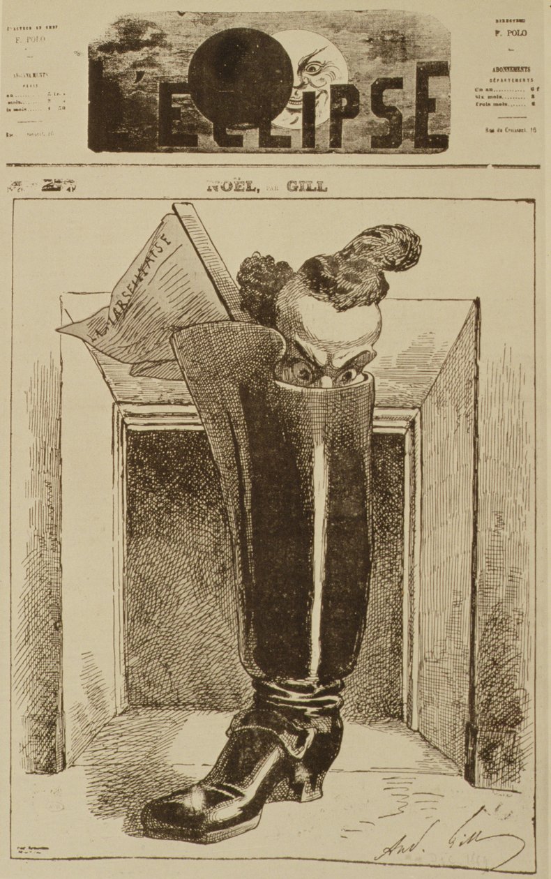 Noël, The Marseillaise in a Boot, forsideillustration fra magasinet 