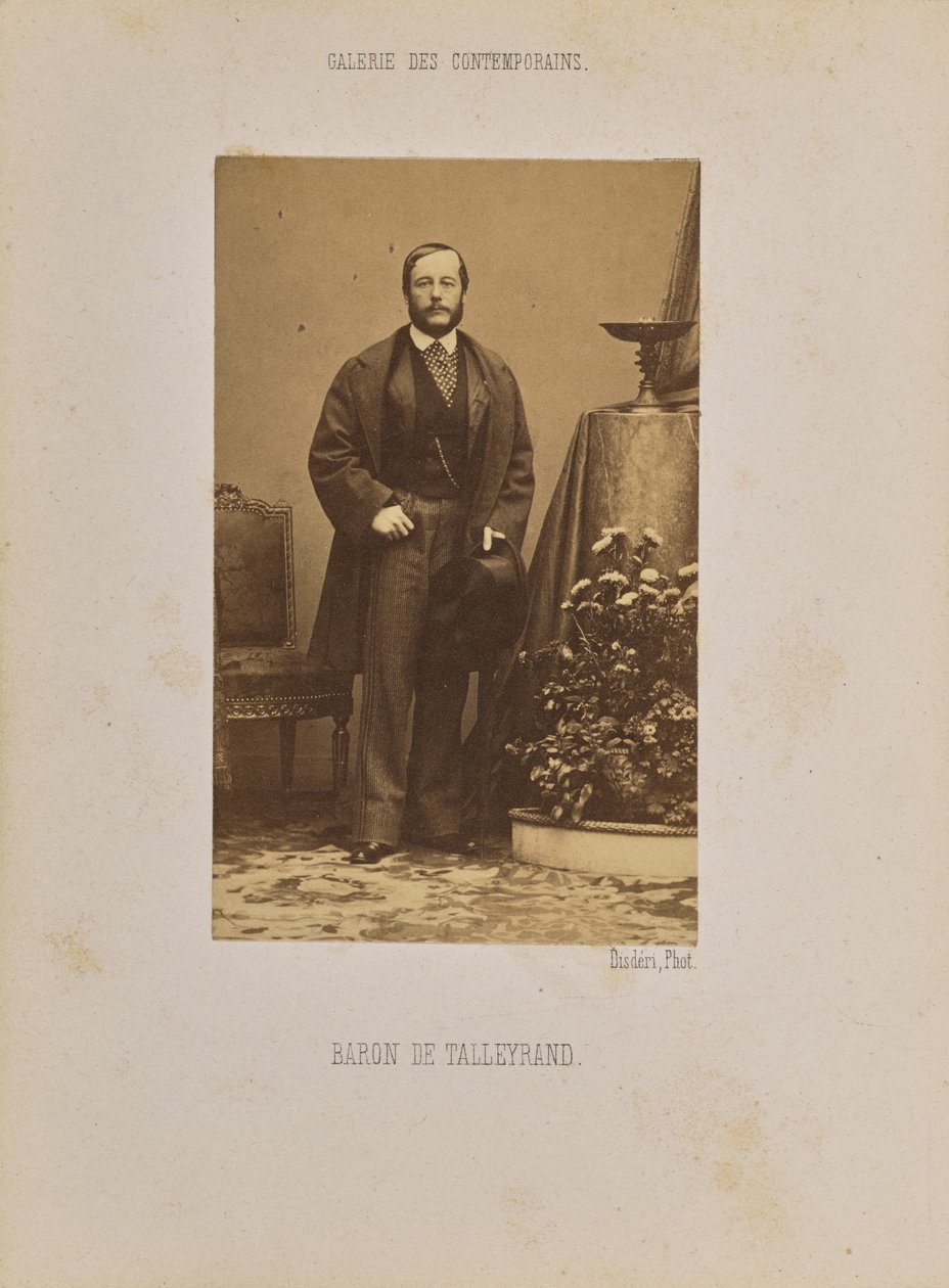 Baron de Talleyrand af Andre Adolphe Eugene Disderi