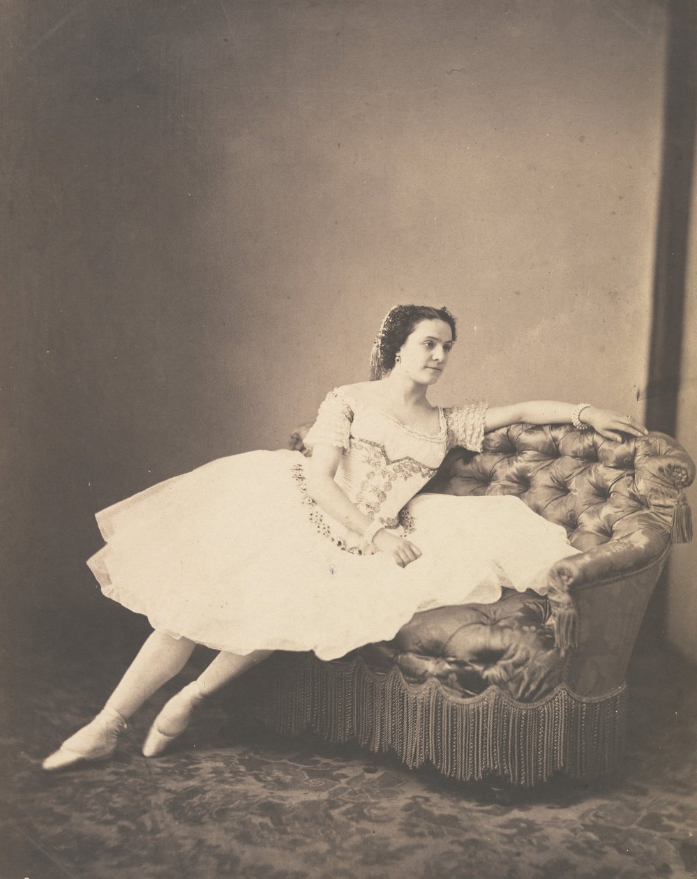Caroline Rosati, ca. 1860. af Andre Adolphe Eugene Disderi