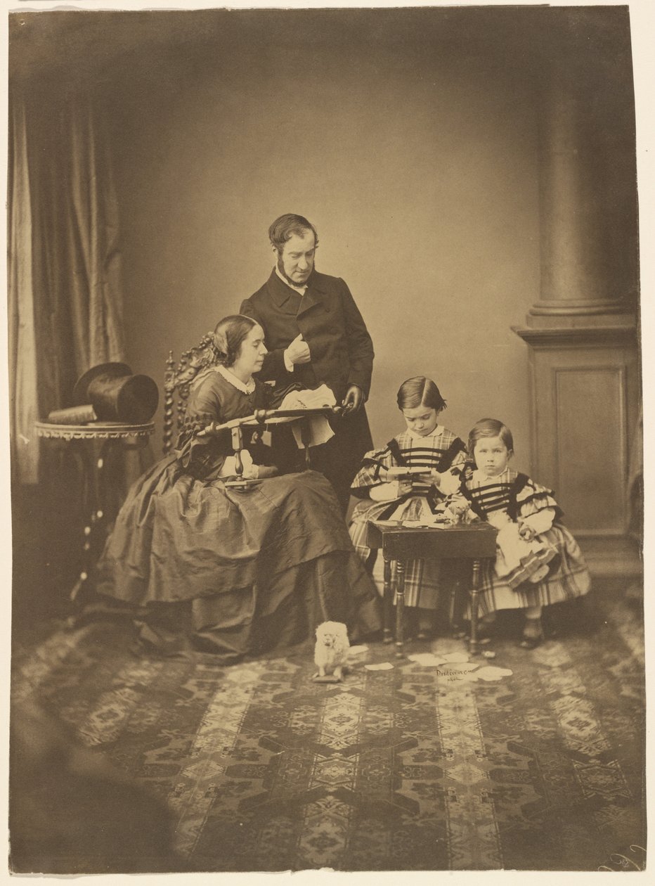 [Familieportræt] af Andre Adolphe Eugene Disderi