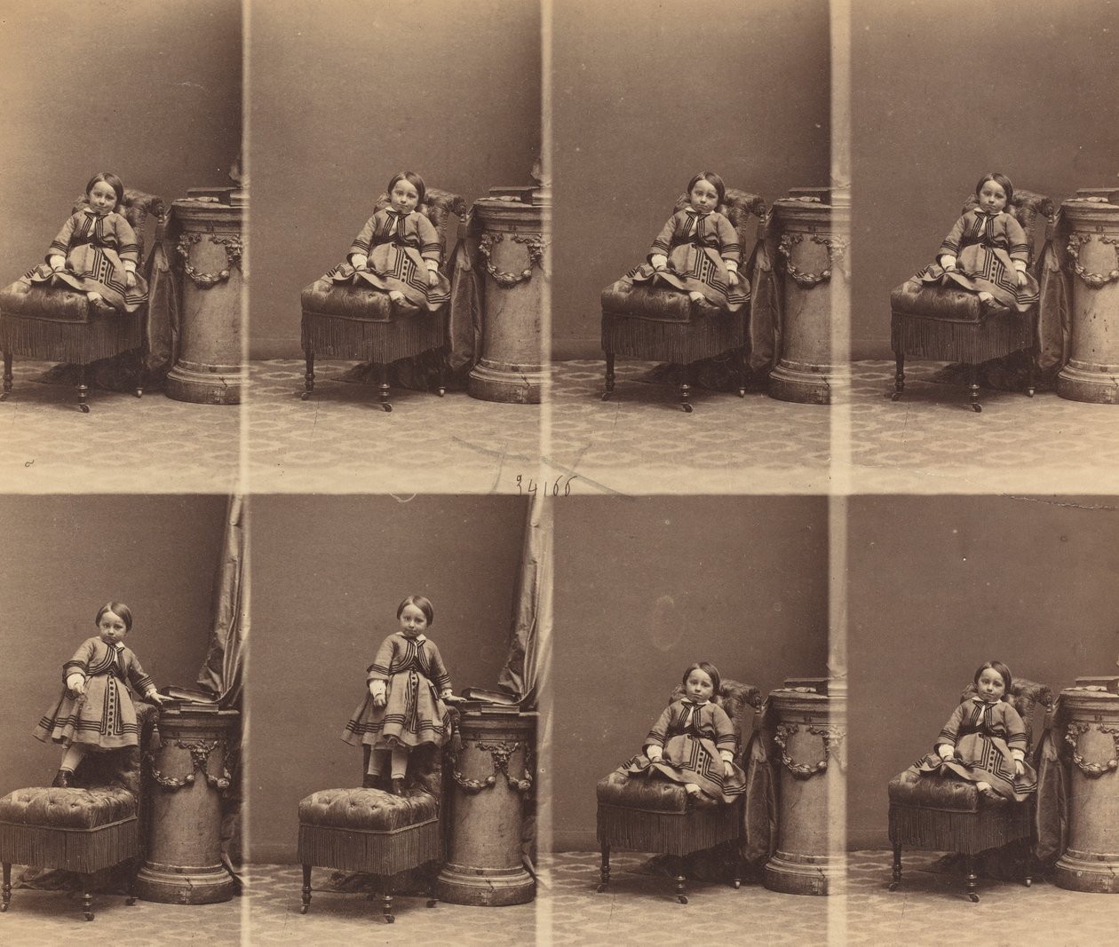 Frøken Trachier af Andre Adolphe Eugene Disderi