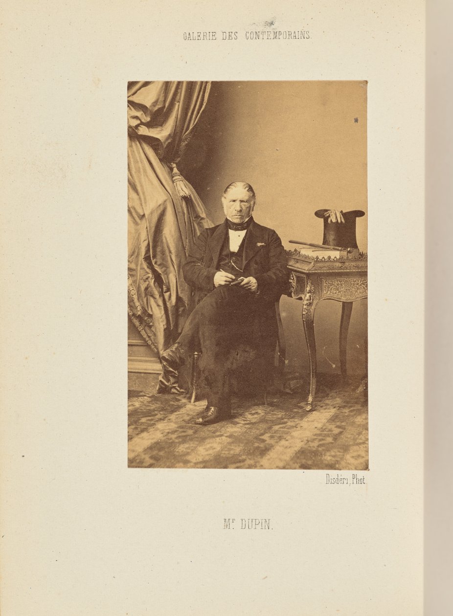 Hr. Dupin af Andre Adolphe Eugene Disderi
