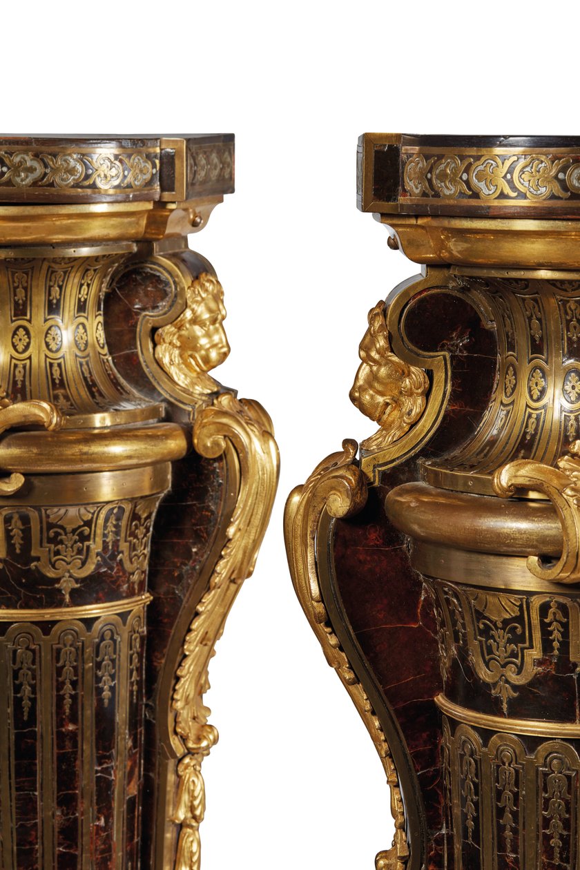 Par Louis XIV sokler af Andre Charles Boulle