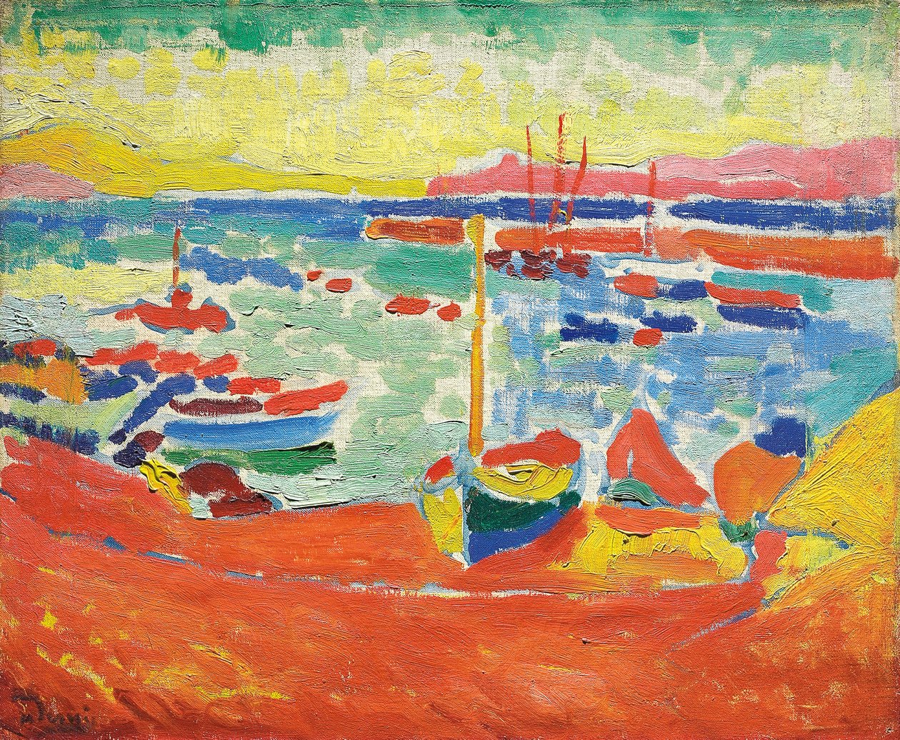 Båd ved Collioure af Andre Derain